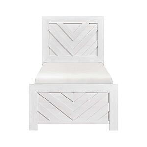 Corbin Twin Bed - White by Homelegance