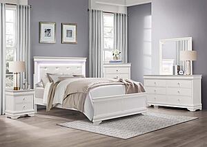 Lana Nightstand - White by Homelegance