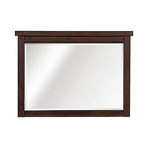 Logandale Mirror - Brown by Homelegance