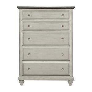 Mossbrook Chest - Dark Brown & Light Gray by Homelegance