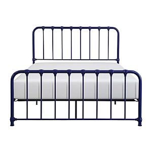 Bethany Full Platform Bed - Blue by Homelegance