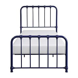 Bethany Twin Platform Bed - Blue by Homelegance