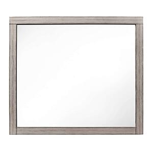 Zephyr Mirror - Light Gray & Gray by Homelegance