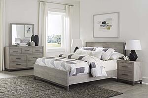 Zephyr Full Bed - Light Gray & Gray by Homelegance