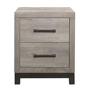 Zephyr 4Pc Twin Bedroom Set  - Light Gray & Gray by Homelegance