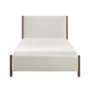 Julian Eastern King Platform Bed - Beige by Homelegance
