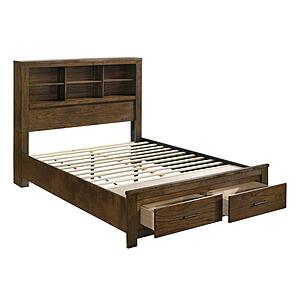 Sullivan 5pc Queen Bedroom Set  - Brushed Oak by Homelegance