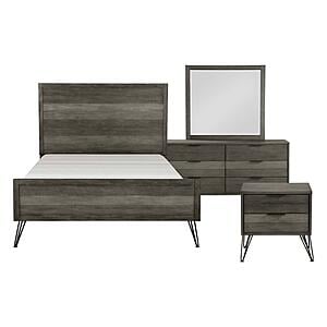 Urbanite 4pc Queen Bedroom Set  - Gray  by Homelegance