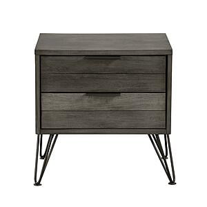 Urbanite Nightstand - Gray  by Homelegance