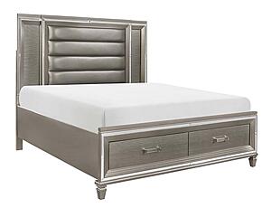 Tamsin 5pc Queen Bedroom Set  - Silver by Homelegance
