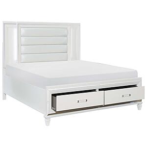 Tamsin 5pc Queen Bedroom Set  - White by Homelegance