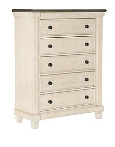 Weaver Chest - Antique White & Rosy Brown by Homelegance
