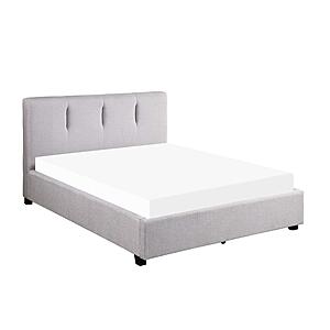 Aitana Full Platform Bed - Gray by Homelegance