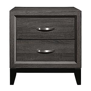 Davi Nightstand - Gray  by Homelegance