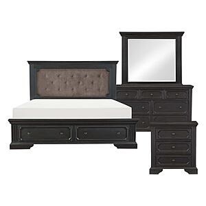 Bolingbrook 4pc Queen Bedroom Set  - Brown by Homelegance