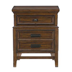 Frazier Park Nightstand - Brown Cherry by Homelegance