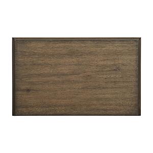 Rachelle 5pc Queen Bedroom Set  - Weathered Pecan & Gray by Homelegance