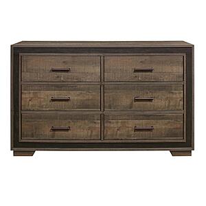 Ellendale Dresser - Mahogany & Dark Ebony by Homelegance