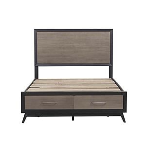 Raku 5pc Queen Bedroom Set - Gray & Black by Homelegance