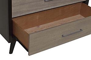 Raku Chest - Gray & Black by Homelegance