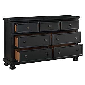 Laurelin Dresser, Hidden Drawer - Black  by Homelegance