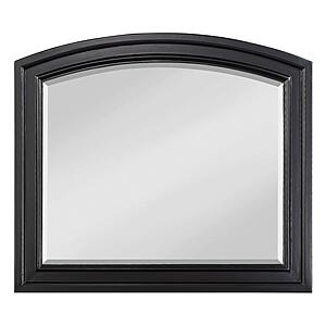 Laurelin Mirror - Black  by Homelegance