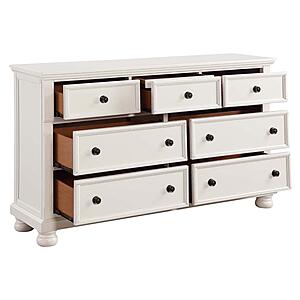Laurelin Dresser, Hidden Drawer - White by Homelegance