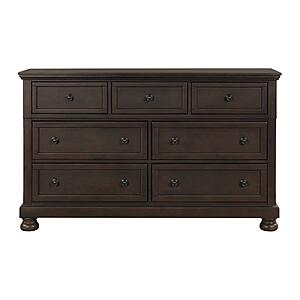 Begonia Dresser w/Hidden Drawer - Grayish Brown by Homelegance