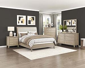 Cotterill Queen Bed - Beige by Homelegance