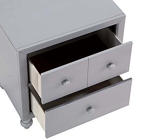 Wellsummer Nightstand - Gray by Homelegance