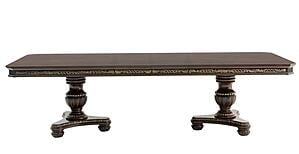 Russian Hill Double Pedestal Dining Table - Cherry by Homelegance