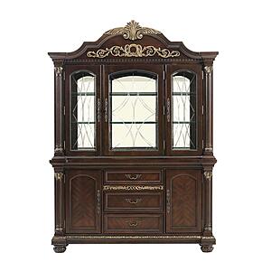 Russian Hill Buffet & Hutch - Cherry by Homelegance