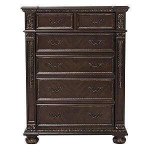 Catalonia Chest - Dark Cherry by Homelegance
