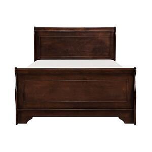 Abbeville Full Bed - Dark Cherry by Homelegance