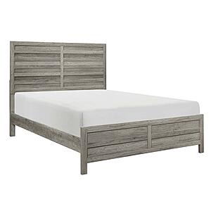 Mandan 5pc Queen Bedroom Set  - Weathered Gray by Homelegance