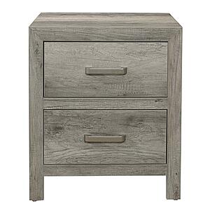 Mandan Nightstand - Weathered Gray by Homelegance