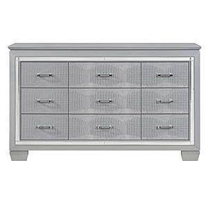 Allura Dresser - Silver by Homelegance