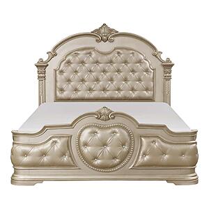 Antoinetta Queen Bed - Bronze by Homelegance