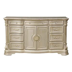 Antoinetta Dresser, Marble Top - Bronze by Homelegance