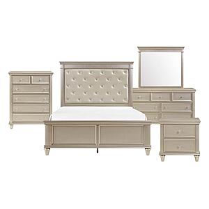 Celandine 5pc Queen Bedroom Set  - Off-white by Homelegance