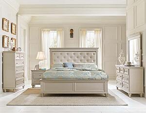 Celandine California King Bed - Off-white by Homelegance