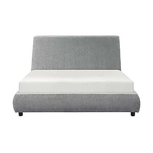 Alford Full Platform Bed - Gray by Homelegance