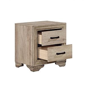 Lonan 5pc Queen Bedroom Set - Natural  by Homelegance