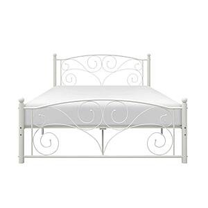 Pallina Full Platform Bed - White by Homelegance