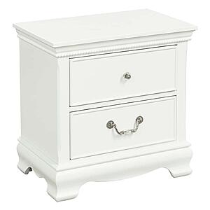 Lucida Nightstand - White  by Homelegance