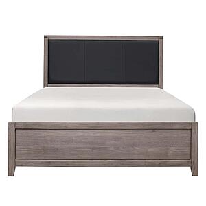 Woodrow Full Bed - Brownish Gray by Homelegance