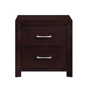 Edina Nightstand - Espresso  by Homelegance