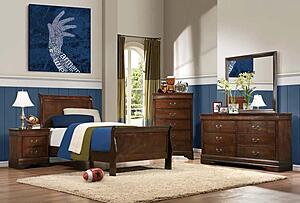 Mayville Chest - Brown Cherry by Homelegance