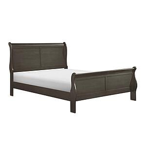 Mayville Eastern King Bed - Stained Gray by Homelegance