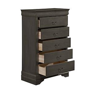 Mayville Chest - Stained Gray by Homelegance